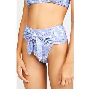WeWoreWhat Riviera Floral Bikini Bottom - Size S